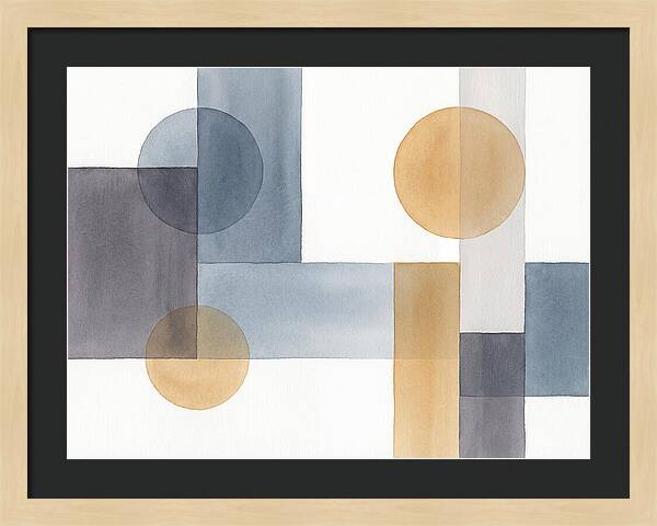 Geometric Harmony In Watercolor