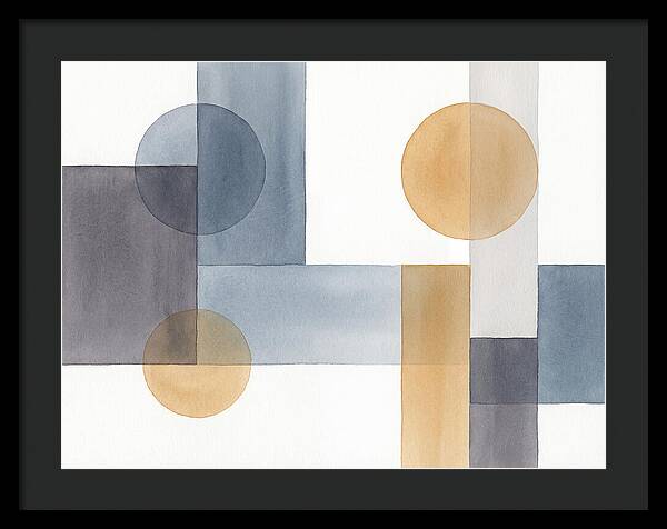 Geometric Harmony In Watercolor