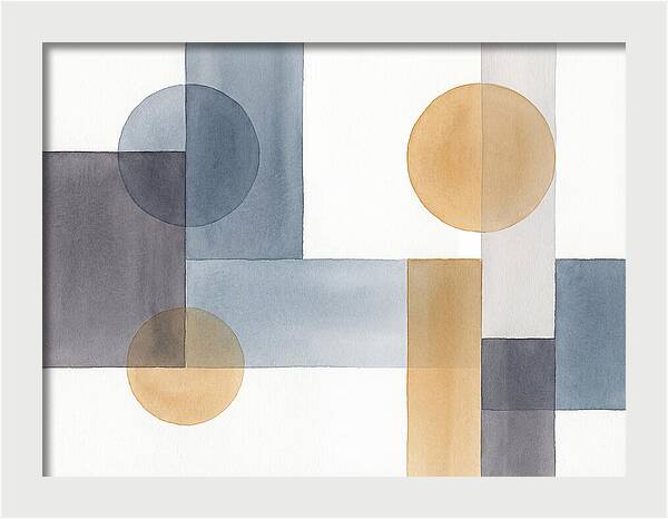 Geometric Harmony In Watercolor