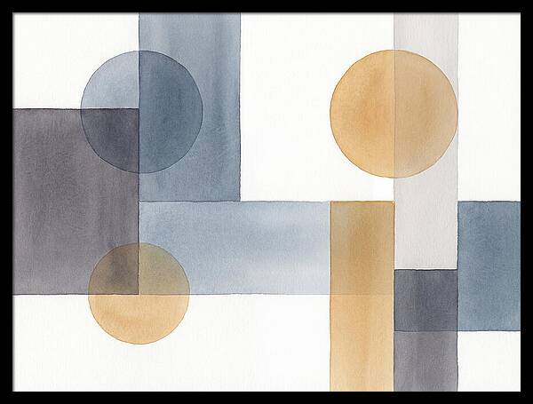 Geometric Harmony In Watercolor