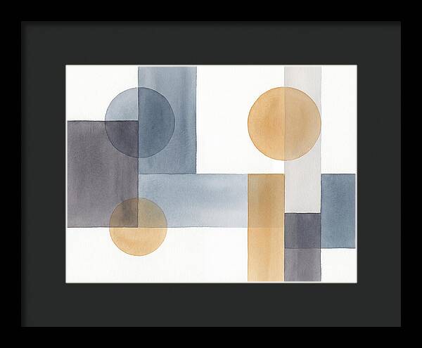 Geometric Harmony In Watercolor