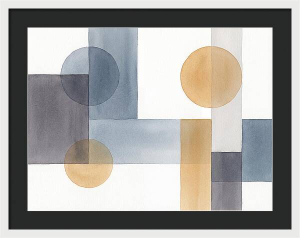 Geometric Harmony In Watercolor