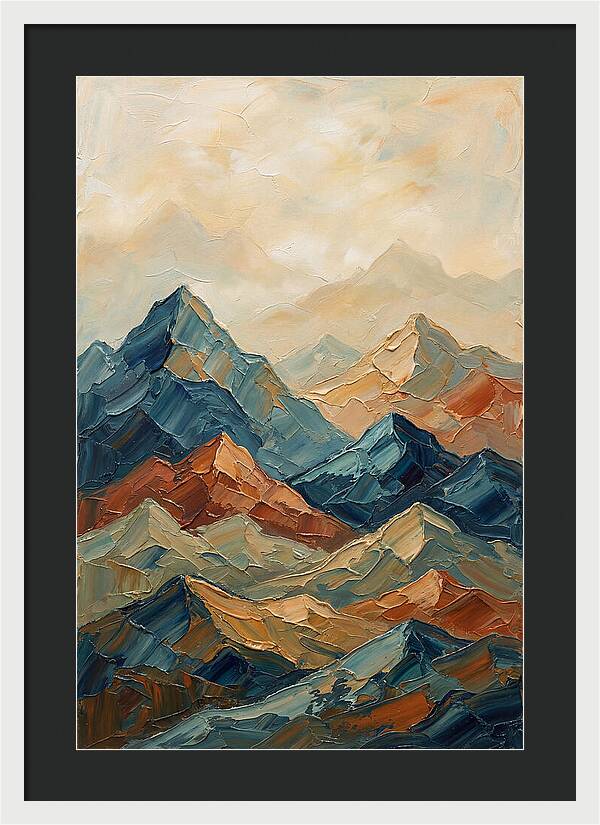 Geometric Mountain Range
