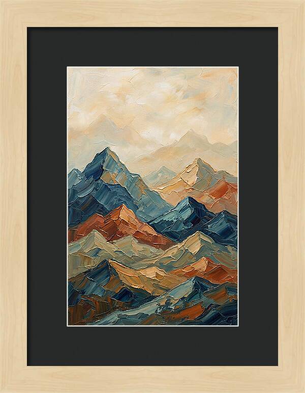 Geometric Mountain Range