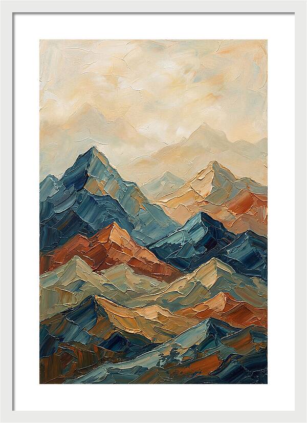 Geometric Mountain Range