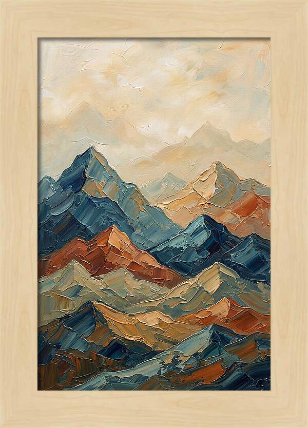 Geometric Mountain Range