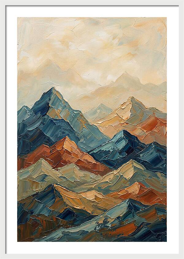 Geometric Mountain Range