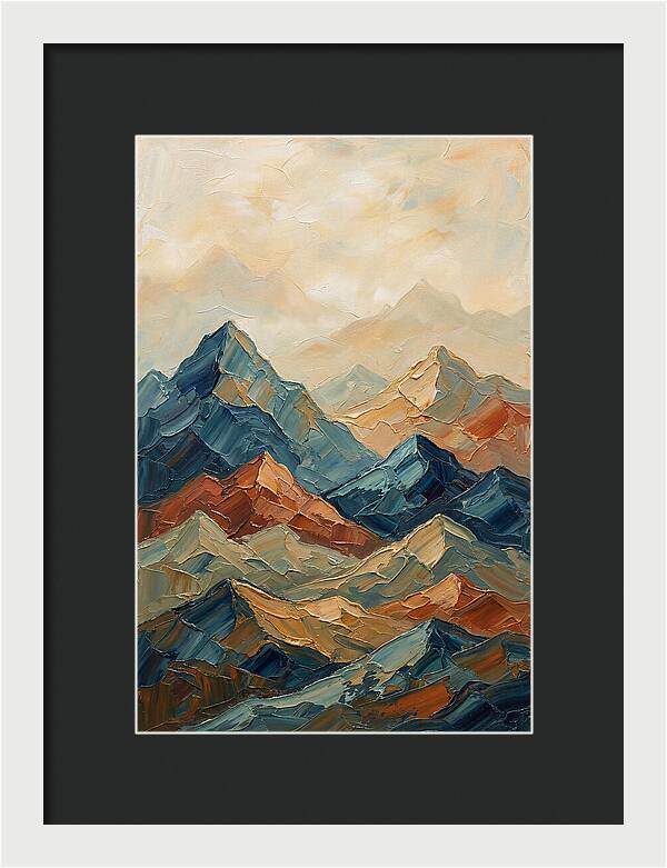Geometric Mountain Range