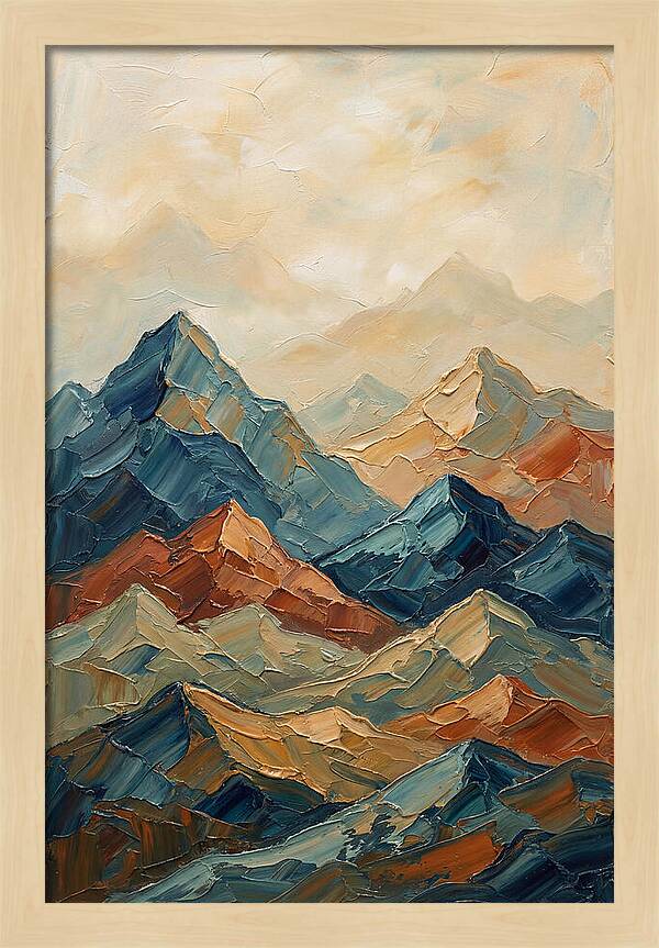 Geometric Mountain Range