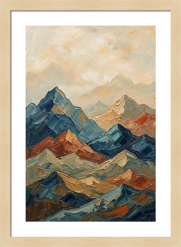 Geometric Mountain Range