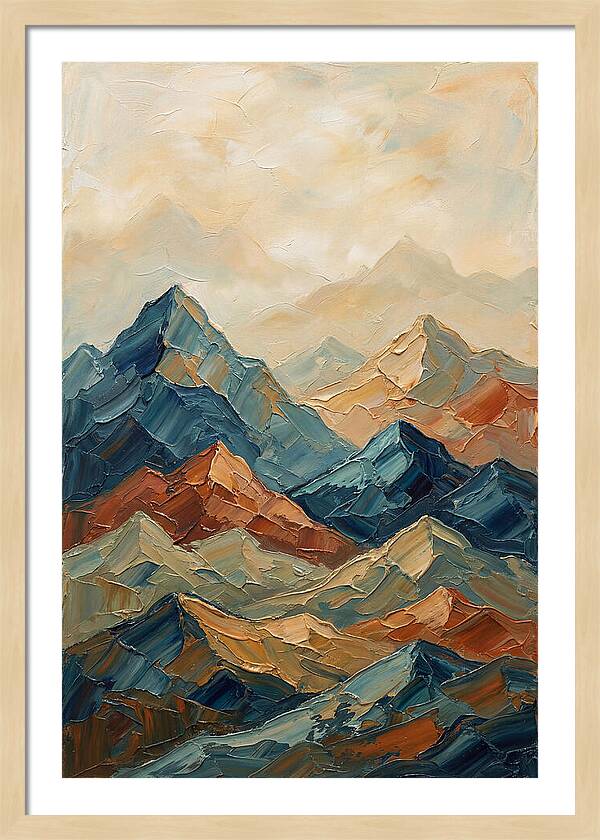 Geometric Mountain Range