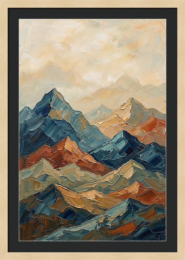 Geometric Mountain Range