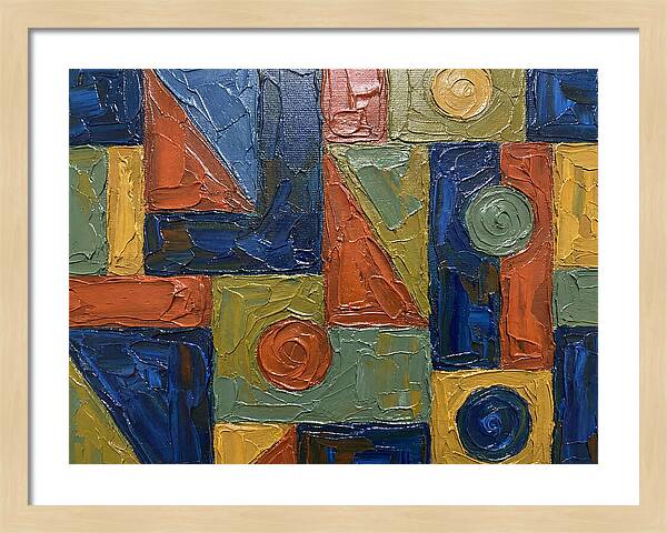 Geometric Shapes In Bold Colors