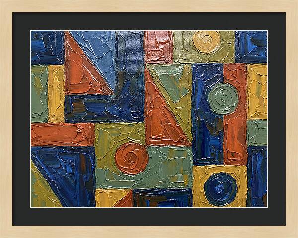 Geometric Shapes In Bold Colors
