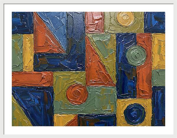 Geometric Shapes In Bold Colors