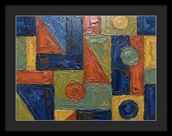 Geometric Shapes In Bold Colors