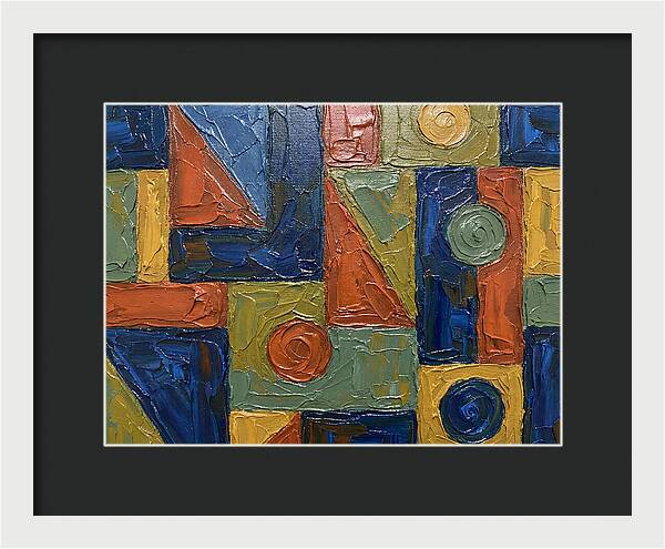 Geometric Shapes In Bold Colors