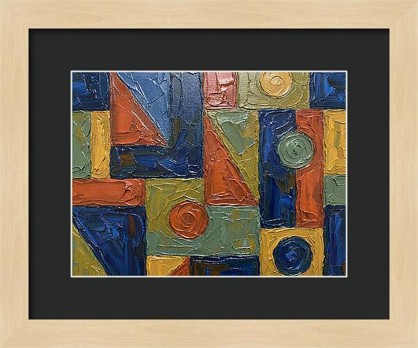 Geometric Shapes In Bold Colors