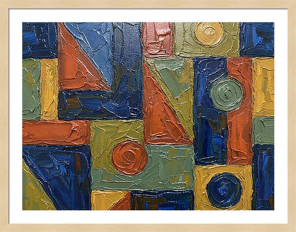 Geometric Shapes In Bold Colors