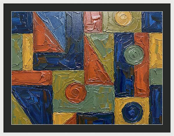 Geometric Shapes In Bold Colors