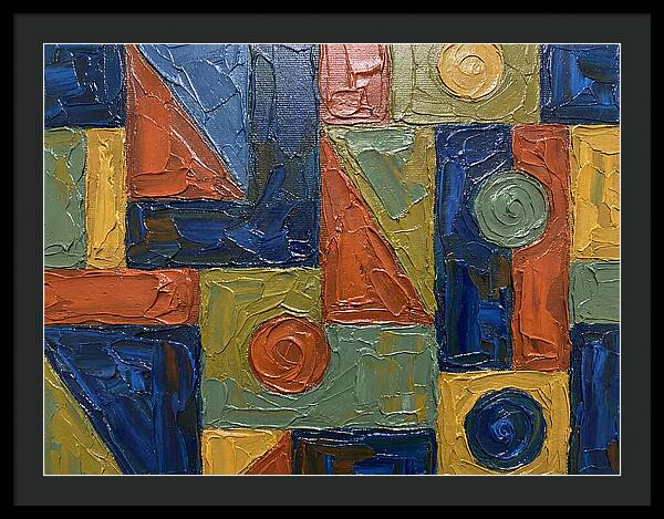 Geometric Shapes In Bold Colors