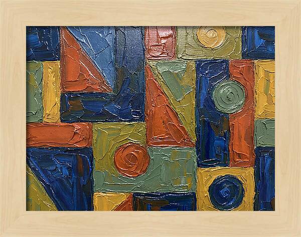 Geometric Shapes In Bold Colors