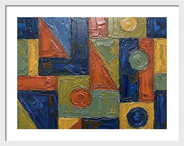 Geometric Shapes In Bold Colors