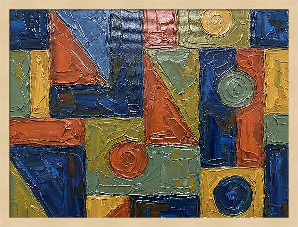 Geometric Shapes In Bold Colors