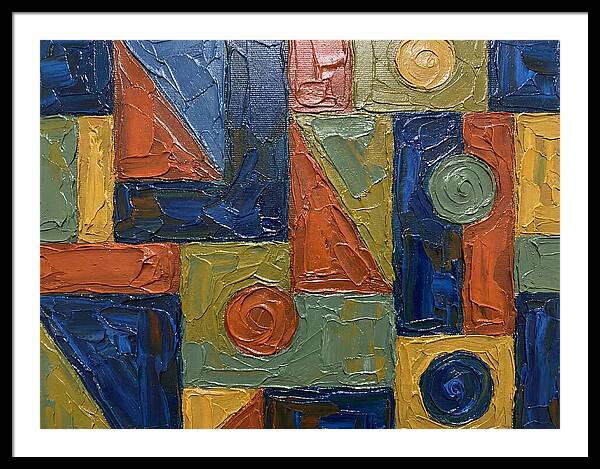 Geometric Shapes In Bold Colors