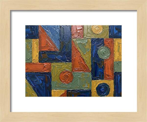 Geometric Shapes In Bold Colors