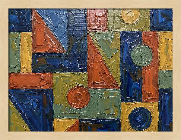 Geometric Shapes In Bold Colors