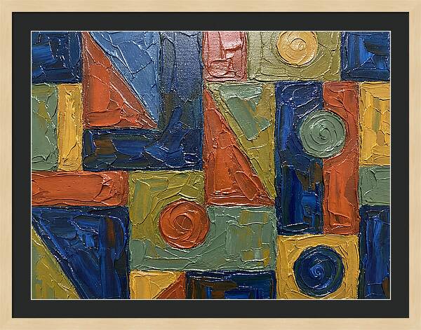 Geometric Shapes In Bold Colors