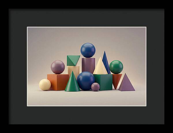 Geometric Shapes In Bold Colors