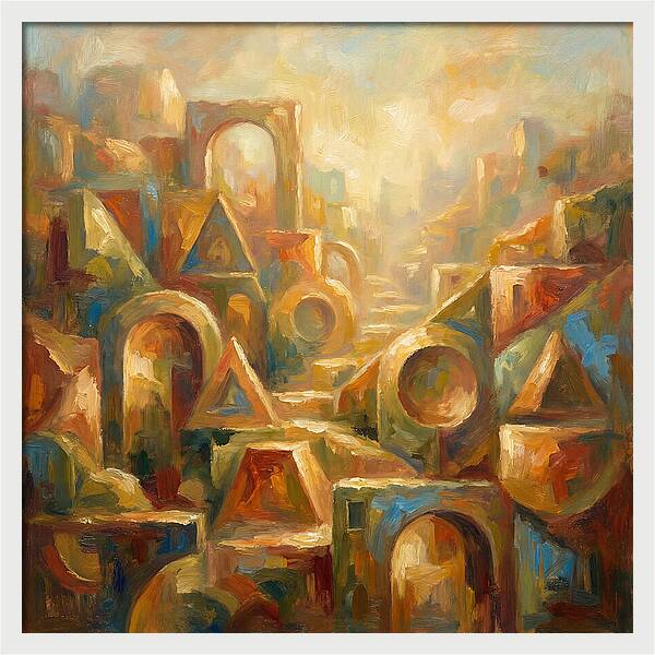 Geometric Shapes In Mediterranean Light