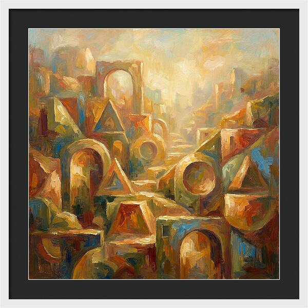 Geometric Shapes In Mediterranean Light