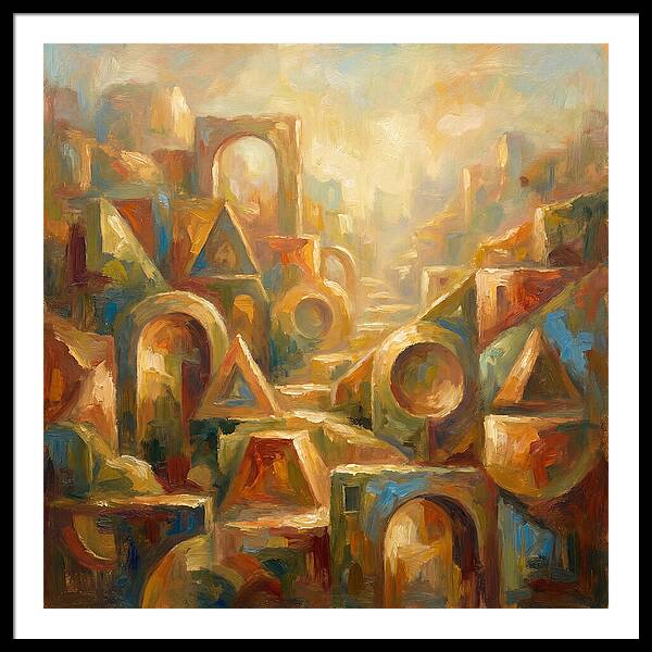 Geometric Shapes In Mediterranean Light