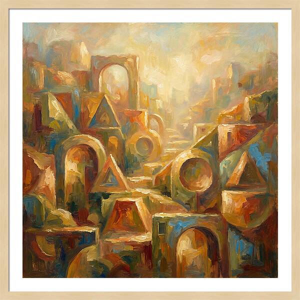 Geometric Shapes In Mediterranean Light