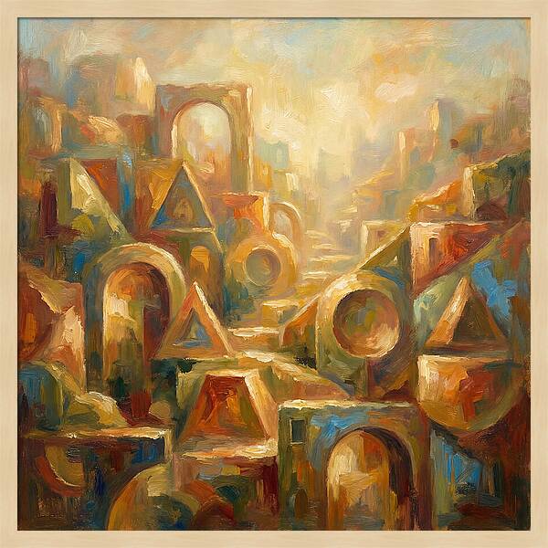 Geometric Shapes In Mediterranean Light