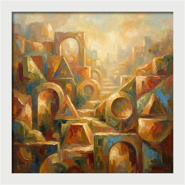 Geometric Shapes In Mediterranean Light