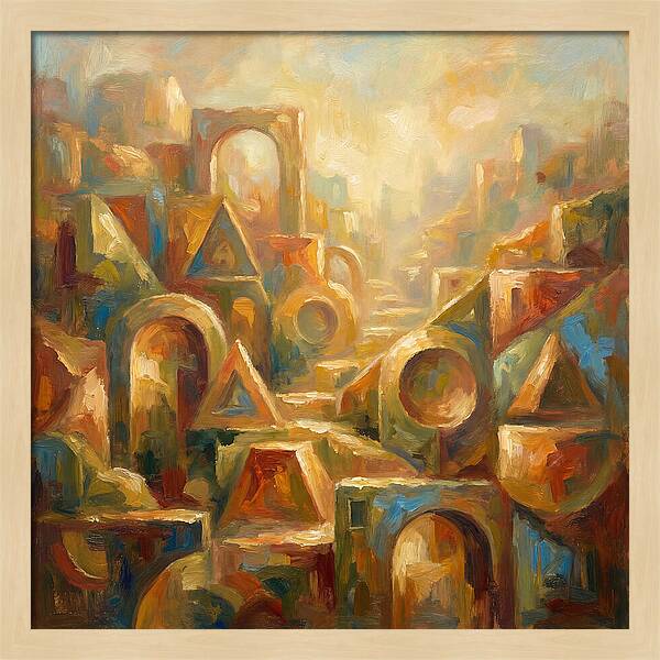 Geometric Shapes In Mediterranean Light