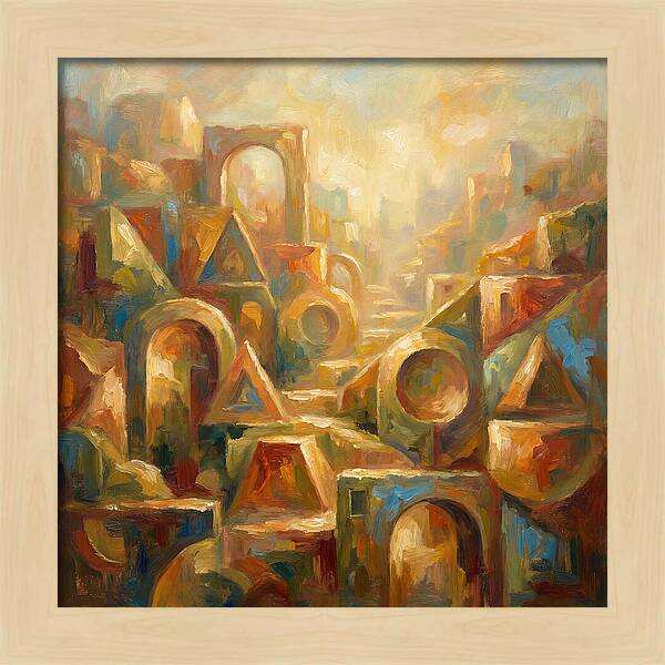 Geometric Shapes In Mediterranean Light