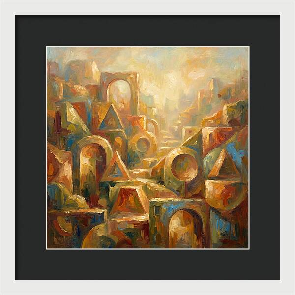 Geometric Shapes In Mediterranean Light