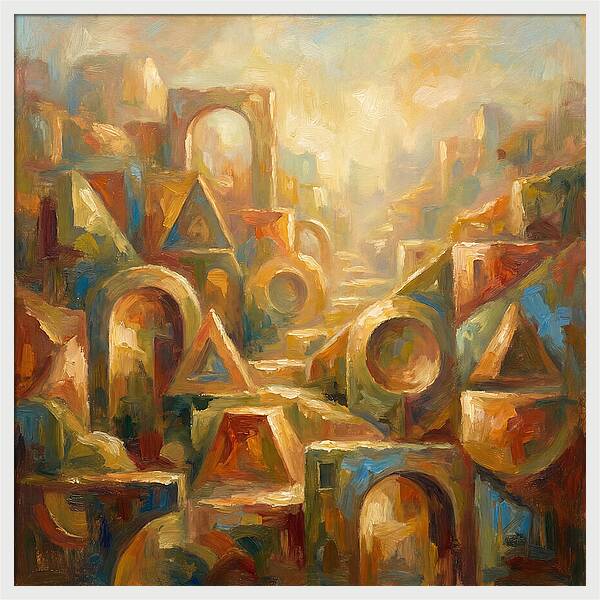 Geometric Shapes In Mediterranean Light