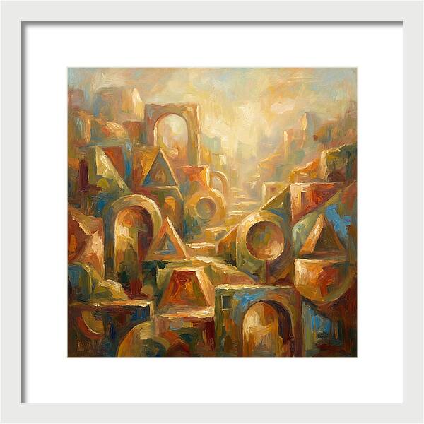 Geometric Shapes In Mediterranean Light
