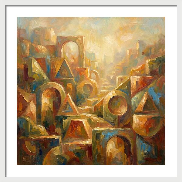 Geometric Shapes In Mediterranean Light