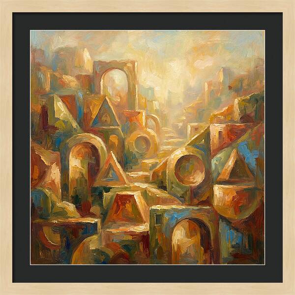 Geometric Shapes In Mediterranean Light