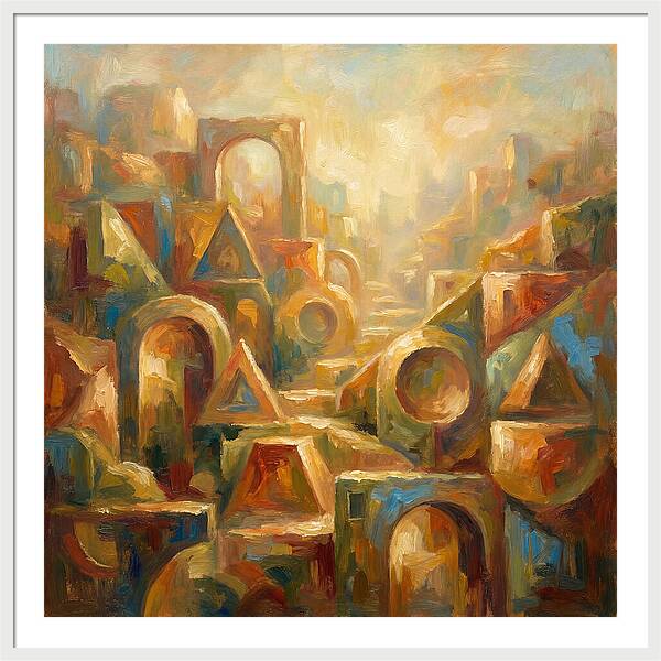 Geometric Shapes In Mediterranean Light