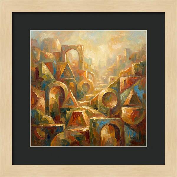 Geometric Shapes In Mediterranean Light