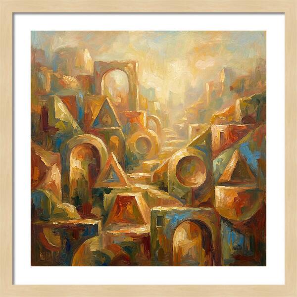 Geometric Shapes In Mediterranean Light