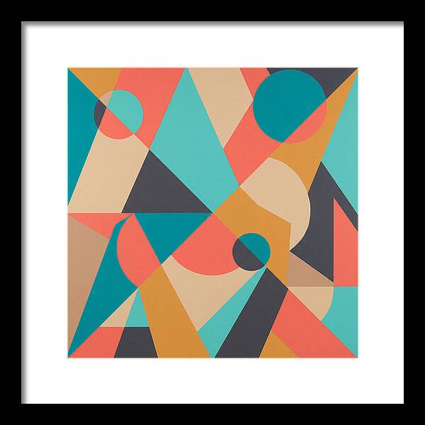 Geometric Shapes In Vibrant Colors